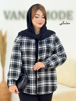 کت چهارخونه پشمی اکریلیک