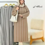 کفتان بافت بلند یقه کشباف کد h659