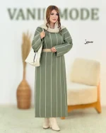 کفتان بافت بلند یقه کشباف کد h659_3